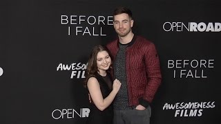 Sammi Hanratty with Boyfriend Lucas quotBefore I Fallquot Los Angeles Premiere [upl. by Bartko797]