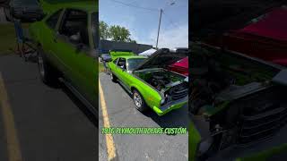 1976 Plymouth Volare Custom 400 Big Block At The K of C Car Show Michigan [upl. by Ramunni]