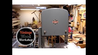 Saving a Rare 1950s Atlas Band Saw Model 9360 Partial Restoration and Tuneup [upl. by Assilac]