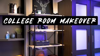 College Guys Dorm Room Makeover  BUDGET EDITION UNDER 100 [upl. by Eednim14]