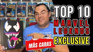 TOP 10 MARVEL LEGENDS EXCLUSIVAS MÁS CARAS [upl. by Aimit]