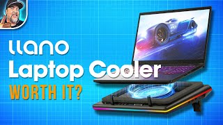 llano V12 Laptop Cooler  Real World Test [upl. by Roxanna]