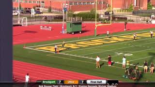 Brockport Football vs Utica [upl. by Alekat]