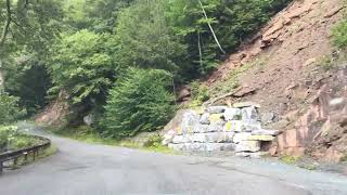 Driving up Devils Kitchen in the Catskills near Woodstock NY 82424 See description for more info [upl. by Ecarg792]