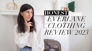 EVERLANE REVIEW 2023 Try On Haul SizingampFit Is it Worth It HonestUnsponsored [upl. by Nwahsear920]