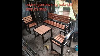 paano gumawa ng tubularpipe sala set [upl. by Rosy]