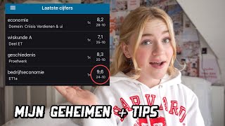 MAKKELIJK HOGE CIJFERS HALEN mijn geheimen  tips [upl. by Kellina]