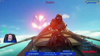 Sea of Thieves Flying Row Boat The1xtre on Twitch [upl. by Decrem]