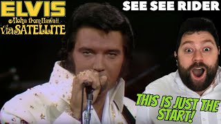 ALOHA FROM HAWAII See See Rider  Elvis Presley  LIVE REACTION [upl. by Procto]