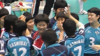 春の高校バレー 誠英 山口 vs 柏井 千葉 女子準決勝 2013112 [upl. by Helen]