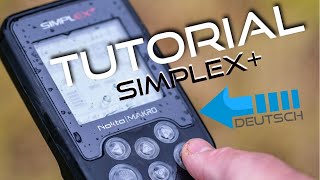 Tutorial Nokta Makro Simplex  Metalldetektor Settings Menüerklärung Deutsch Sondeln [upl. by Nailil]