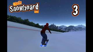 Crazy Snowboard Lite  iOS Game  Version 261  Full Gameplay [upl. by Inig]