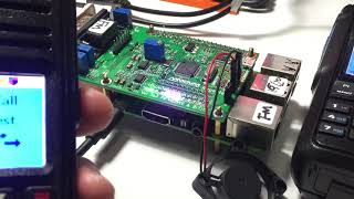 MMDVM Repeater “COS” led work status [upl. by Suh]