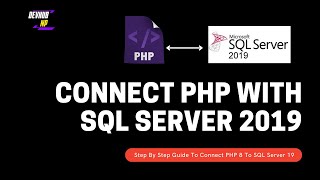 How to Connect PHP with SQL Server 2019 With Sample Code and Query [upl. by Karlan]