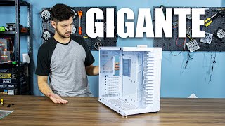 O GABINETE GAMER GIGANTE MAIS BARATO GALAXY GLASS RISE MODE [upl. by Iba]