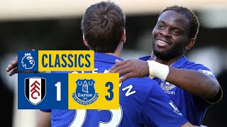 THE LATE LATE SHOW AT CRAVEN COTTAGE  FULHAM 13 EVERTON PREMIER LEAGUE CLASSICS [upl. by Ninel262]