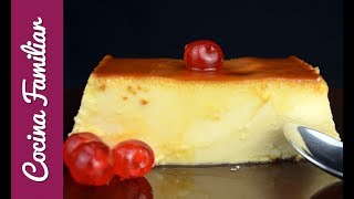 Flan napolitano con queso y leche condensada Javier Romero [upl. by Yanrahs433]