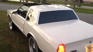 87 Monte Carlo Ls TTop on22 Inch Daytons and Vouges [upl. by Hands47]