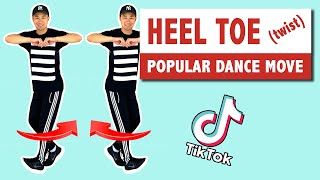 How To Do The Heel Toe TwistToprock  Popular Basic Steps Footwork [upl. by Roselane696]