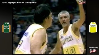 Crispa  Toyota Reunion 2003 All Toyota Highlights  Sonny Jaworski Mon Fernandez [upl. by Bonine]