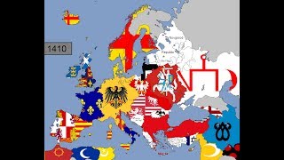 Europe Timeline of National Flags Part 6 [upl. by Lion]