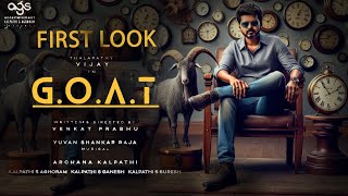 Goat  Thalapathy68 First Look  Vijay  Venkat Prabhu  Yuvan Shankar Raja [upl. by Agna]