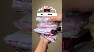 Meesho wallet haul  under rs 200  Pinteresty wallet meeshofinds unboxing shorts [upl. by Atnes]