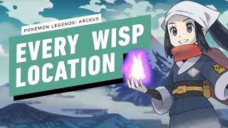 Pokemon Legends Arceus  Every Wisp Location [upl. by Soma]