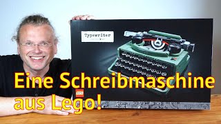 Literatur und Lego Wir bauen eine Schreibmaschine in 11 Stunden Bausatz 21327 [upl. by Terrilyn957]