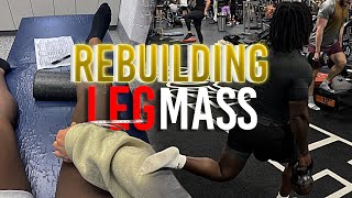 REBUILDING LEG MASS  Post ACL Injury Explosiveness amp knee stability [upl. by Durham]