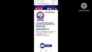 Periyar University latest Updates Certificate Confusion Clarification [upl. by Candide656]