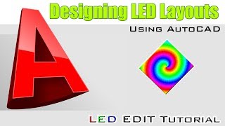 LEDEdit Tutorial Creating LED layout with AutoCAD Part2 [upl. by Kcor732]