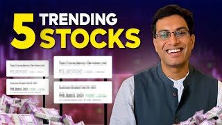 These 5 stocks are in strong momentum Good time to add [upl. by Meekyh]