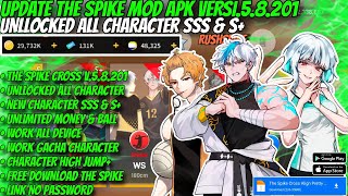 Update The Spike Mod Apk V58201 Terbaru 2024  Unlimited Money amp Ball  Unllocked Character [upl. by Ricker432]