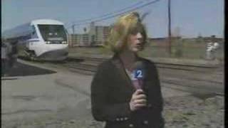 Amtrak X2000 Departs Rochester NY  May 1993 [upl. by Romano]