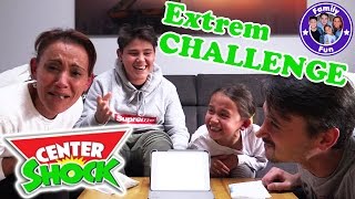 EXTREME SAURE CENTER SHOCK CHALLENGE  weint Aynur   FAMILY FUN [upl. by Meng]