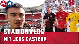 01Niederlage gegen den KSC😶‍🌫️🫤  STADIONVLOG mit Jens Castrop  1 FC Nürnberg [upl. by Adnilav]