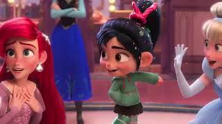 Disney Princesses meet Vanellope  Wreck it Ralph 2 Ralph Breaks the Internet [upl. by Brawner686]