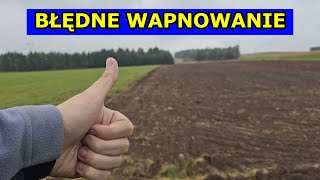 Błędne Wapnowanie Gleby Jesienią i Wiosną Jak i Kiedy Stosować Wapno Dolomit Kreda Wapno Obornik [upl. by Storer551]