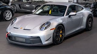 Manthey Racing Porsche 911 GT3 in Dolomite Silver  Walk Around [upl. by Annaed]