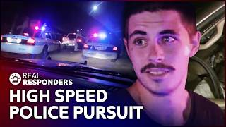 Suspect Has No Regrets After Dangerous High Speed Police Chase  Cops  Real Responders [upl. by Lahcym]