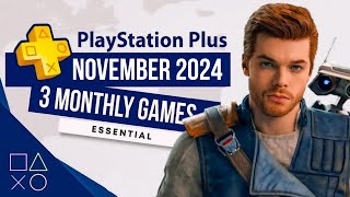 PlayStation Plus Essential November 2024 Monthly Games  PS Plus November 2024 [upl. by Getter]