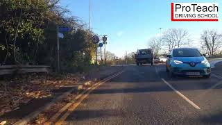 Claymills Junction Burton on Trent driving test routes [upl. by Briana435]