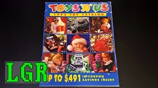 LGR  1993 ToysquotRquotUs Catalog Nostalgia [upl. by Gawain171]