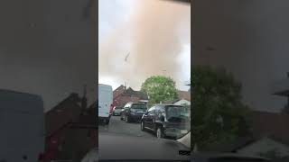 Unwetter Tornado über Viersen [upl. by Noyad288]