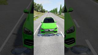 Colourful Cars vs Multiple Hydraulic Crush  BeamNGDrive shorts beamng [upl. by Nabe734]