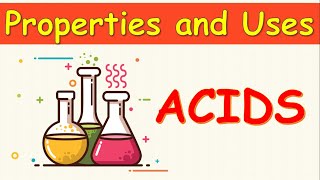 ACIDS  Properties and Uses  Science  Introduction to acid and base [upl. by Aiyt]