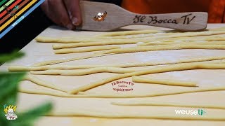 401  Pici fatti in casace lha chiesti anche la NASA antica pasta tipica toscana fatta a mano [upl. by Aynekal835]