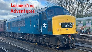 Class 46 045 Ride Along And Seeing 60532 Blue Peter SVR 23324 [upl. by Annoled]