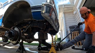 1972 Chevy K20 4in lift kit install [upl. by Nema]